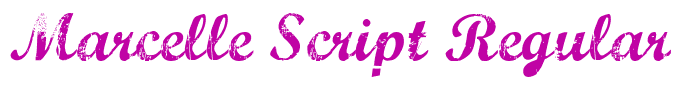 Marcelle Script Regular